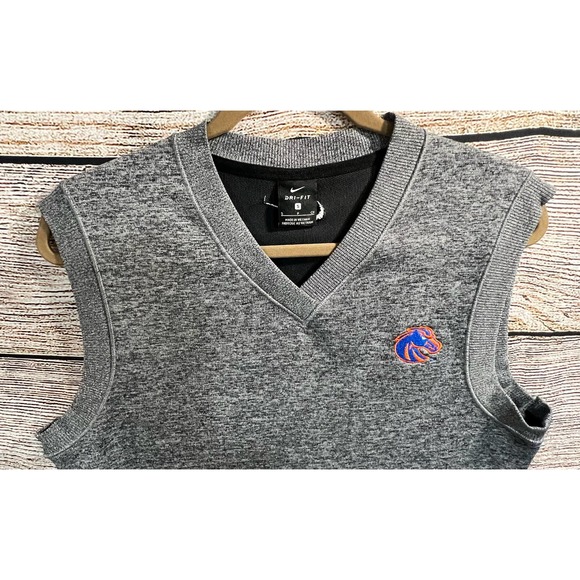 Nike Boise State Broncos Gray Sweater Vest Size Small - Picture 3 of 5